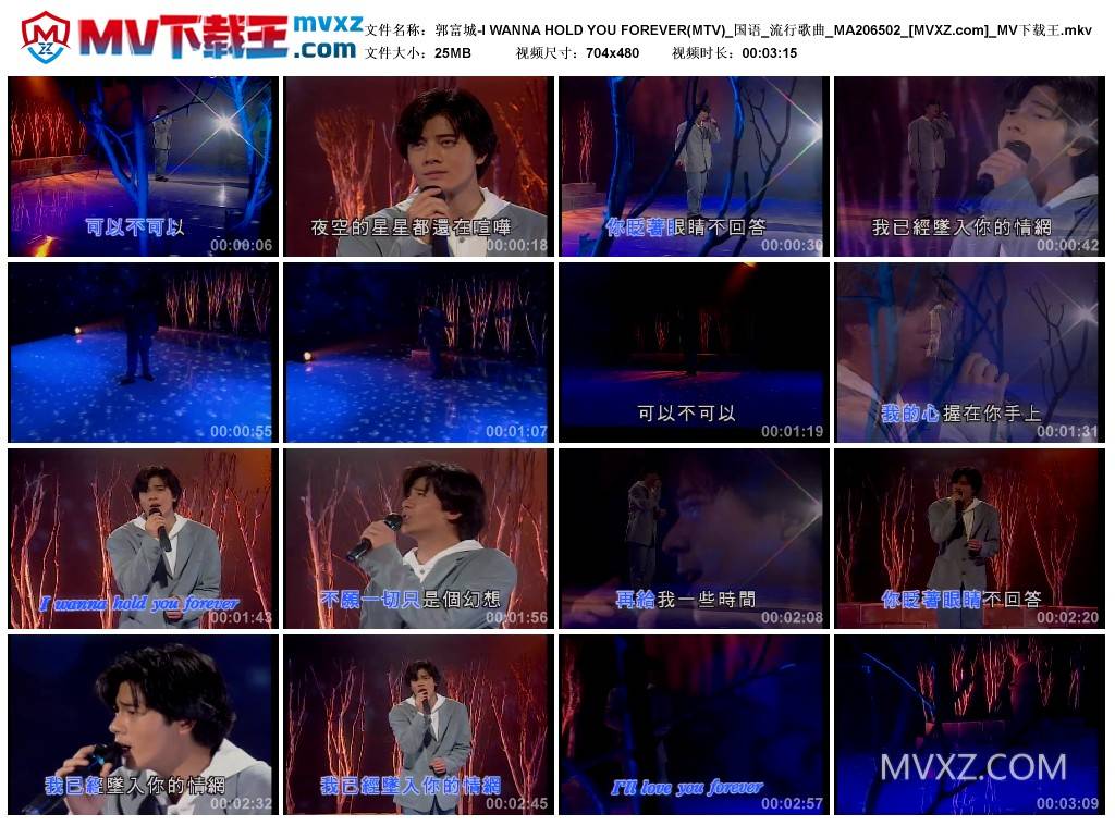 郭富城-I WANNA HOLD YOU FOREVER(MTV)_国语_流行歌曲_MA206502